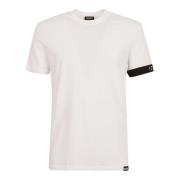 Witte T-shirts en Polos met ronde hals Dsquared2 , White , Heren