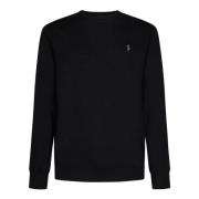 Zwarte Polo Sweater met Iconisch Pony Logo Ralph Lauren , Black , Here...