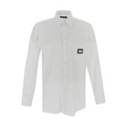 Witte Katoenen Overhemd met Lange Mouwen Dolce & Gabbana , White , Her...
