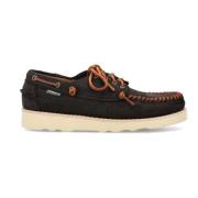 Bruine Loafers met Vetersluiting Sebago , Brown , Heren