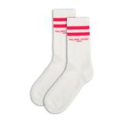 Antoine Katoenen Sokken, Wit Fuchsia Philippe Model , White , Unisex