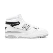 Zwarte en Witte 650 Sneakers New Balance , White , Dames