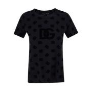 Luxe Logo T-Shirt Dolce & Gabbana , Black , Dames