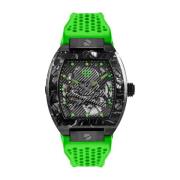 The $keleton $port Master Neon Lime Horloge Philipp Plein , Green , He...