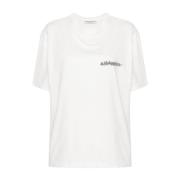 Witte T-shirts en Polos van Alessandra Rich Alessandra Rich , White , ...