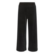 Zwarte Wijde Broek Part Two , Black , Dames