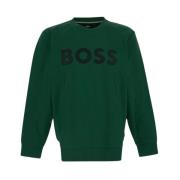 Boss Sweatshirt van katoen Hugo Boss , Green , Heren