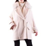 Stijlvolle enkellange jas voor vrouwen S.w.o.r.d 6.6.44 , Beige , Dame...