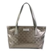 Pre-owned Canvas gucci-bags Gucci Vintage , Beige , Dames