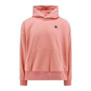 Sweatshirt met geborduurd monogram Palm Angels , Pink , Heren