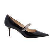 Zwarte Pumps met Strassband en Stilettohak Jimmy Choo , Black , Dames