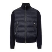 Cardigan met dons paneel Tom Ford , Blue , Heren