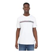 Klassiek wit T-shirt met iconisch logo Tommy Hilfiger , White , Heren