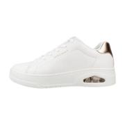 Stijlvolle Court Sneakers voor Vrouwen Skechers , White , Dames