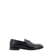 Leren slippers met Medusa-detail Versace , Black , Heren