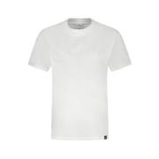 Witte AC Straight T-Shirt van Katoen Courrèges , White , Heren