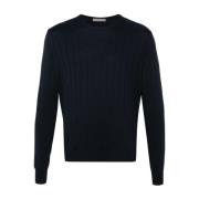Blauwe Sweaters voor Heren Corneliani , Blue , Heren