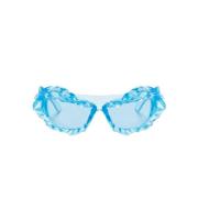 Heldere blauwe vierkante zonnebril Ottolinger , Blue , Dames