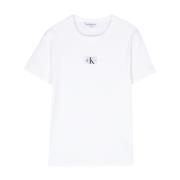 Witte T-shirts en Polos van Calvin Klein Calvin Klein Jeans , White , ...