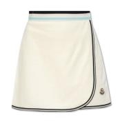 Rok met logo Moncler , White , Dames