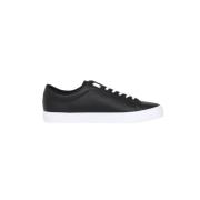 Zwarte casual sneakers met lage profiel Ralph Lauren , Black , Heren