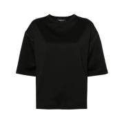 Zwarte T-shirts en Polos Fabiana Filippi , Black , Dames