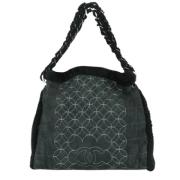 Pre-owned Wool chanel-bags Chanel Vintage , Gray , Dames