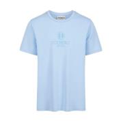 Logo T-shirt in Lichtblauw Iceberg , Blue , Heren