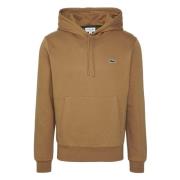 Bruine Basic Hoodie Lacoste , Brown , Heren