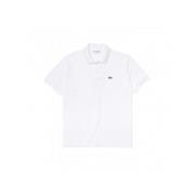 Klassieke Fit Korte Mouw Polo Lacoste , White , Heren