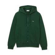 Klassieke pasvorm color block hoodie met kangoeroezak Lacoste , Green ...
