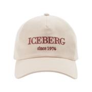 Baseballpet met logo Iceberg , Pink , Dames