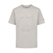 T-shirt met cartoonafbeeldingen en logo Iceberg , Gray , Heren