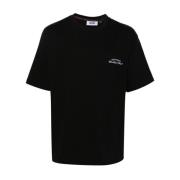 Geborduurd Loose T-Shirt Gcds , Black , Heren