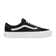 Zwarte Marshmallow Suède Sneakers Vans , Black , Heren