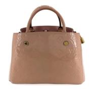 Pre-owned Leather handbags Louis Vuitton Vintage , Pink , Dames