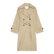 Ontspannen trenchcoat Marc O'Polo , Beige , Dames