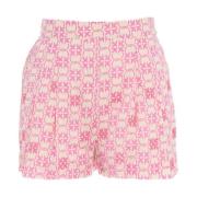 Roze Ss24 Dames Shorts Pinko , Pink , Dames