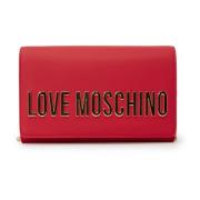 Dames Lente/Zomer PU Tas Love Moschino , Red , Dames