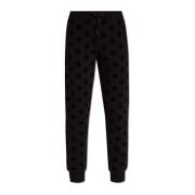 Sweatpants met monogram Dolce & Gabbana , Black , Dames