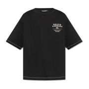 T-shirt met logo Dolce & Gabbana , Black , Heren