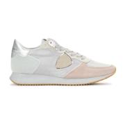 Tropez X Sneaker in wit en roze leer Philippe Model , Gray , Dames