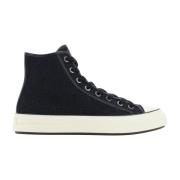 Zwarte Canvas Sneakers voor Heren Valentino Garavani , Black , Heren