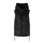 Greengo Zwart Gewatteerd Vest Max Mara , Black , Dames