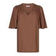 Sunrisecc Flow Top Blouse Co'Couture , Brown , Dames