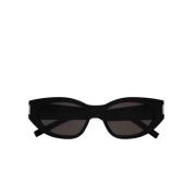 Women`s Cateye Sunglasses in Black Saint Laurent , Black , Dames