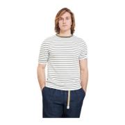 Klassieke Crew Neck T-Shirt Irish Crone , White , Heren