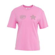 Roze T-shirt voor vrouwen Chiara Ferragni Collection , Pink , Dames