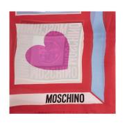 Zijden sjaal Moschino , Red , Unisex