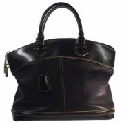 Pre-owned Leather louis-vuitton-bags Louis Vuitton Vintage , Black , D...